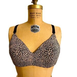 Warner’s Elements of bliss leopard print bra size 38B . Style 2002